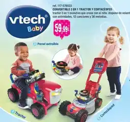 Juguetilandia Vtech - convertible 3 en 1 tractor y cortacepsed oferta