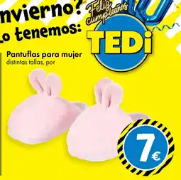 TEDi Pantuflas para mujer oferta