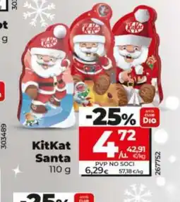 Dia KIT KAT Santa oferta