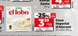 Dia EL LOBO Coca imperial d'Alacant oferta