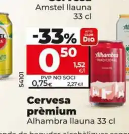 Dia ALHAMBRA Cervesa prèmium oferta