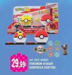 Juguetilandia Pokemon - ataque sorpresa surtido oferta