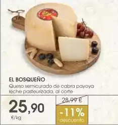 Queso semicurado de cabra payoya leche pasteurizada, al corte