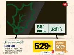 Eroski SAMSUNG Tv qled 4k tq55q7fa oferta