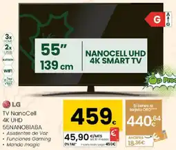 Eroski LG TV NanoCell 4K UHD oferta