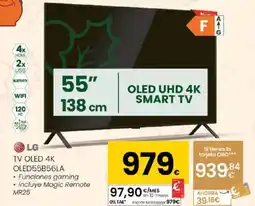 Eroski LG TV oled 4k oled55b56la oferta