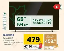 Eroski SAMSUNG TV Led UHD TU65U7025F oferta