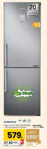 Eroski SAMSUNG Frigo combi RB33J3515S9/EF Disponible: oferta