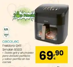 Eroski CECOTEC Freidora Grill Smokin 8500 oferta