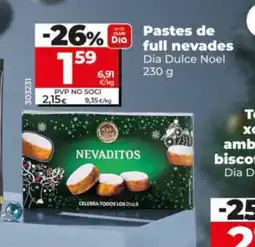 Dia DIA DULCE NOEL Pastes de full nevades oferta