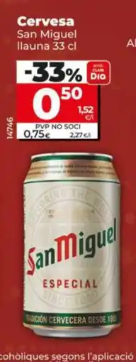 Dia SAN MIGUEL Cervesa oferta