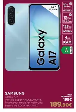 El Corte Inglés SAMSUNG Galaxy A17 oferta