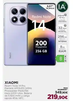 El Corte Inglés XIAOMI Redmi Note 14 Pro oferta