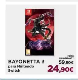 El Corte Inglés BAYONETTA 3 para Nintendo Switch oferta
