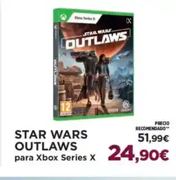 El Corte Inglés STAR WARS OUTLAWS para Xbox Series X oferta