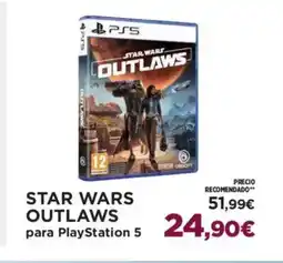 El Corte Inglés STAR WARS OUTLAWS para PlayStation 5 oferta