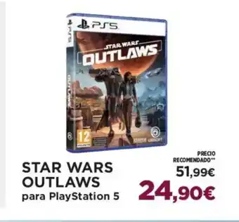 El Corte Inglés STAR WARS OUTLAWS para PlayStation 5 oferta