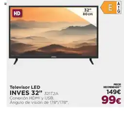 El Corte Inglés INVES 32" Televisor LED oferta