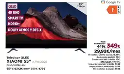 El Corte Inglés XIAOMI 55" Televisor QLED oferta