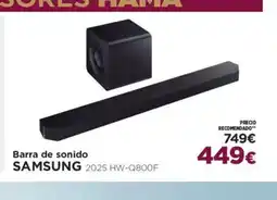 El Corte Inglés SAMSUNG Barra de sonido oferta