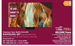 El Corte Inglés SAMSUNG 65" Televisor Neo QLED MiniLED oferta