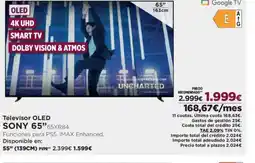 El Corte Inglés SONY 65" Televisor OLED oferta