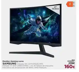 El Corte Inglés SAMSUNG Monitor Gaming curvo oferta