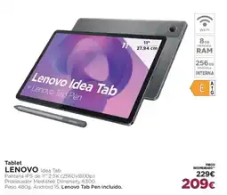 El Corte Inglés LENOVO Tablet Idea Tab oferta