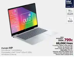 El Corte Inglés HP Portátil oferta