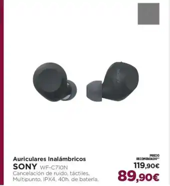 El Corte Inglés SONY Auriculares Inalámbricos oferta