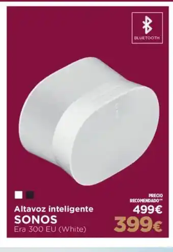 El Corte Inglés SONOS Altavoz inteligente oferta