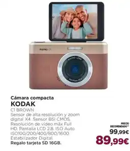 El Corte Inglés KODAK Cámara compacta oferta