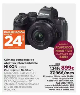 El Corte Inglés NIKON Cámara compacta de objetivo intercambiable oferta