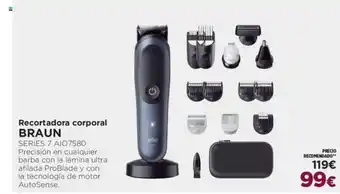 El Corte Inglés BRAUN Recortadora corporal oferta