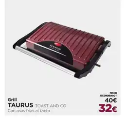 El Corte Inglés TAURUS Grill oferta