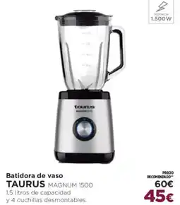 El Corte Inglés TAURUS Batidora de vaso oferta