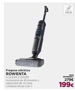 El Corte Inglés ROWENTA Fregona eléctrica oferta