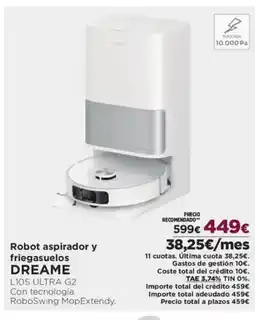 El Corte Inglés DREAME Robot aspirador y friegasuelos oferta