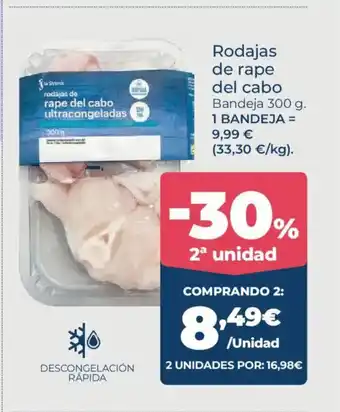 Rodajas de rape del cabo