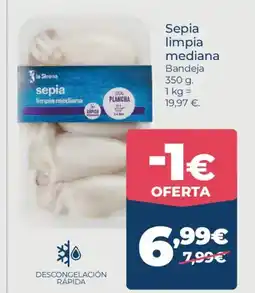 La Sirena Sepia limpia mediana oferta