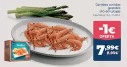 La Sirena Gambas cocidas grandes (40-50 u/caja) oferta