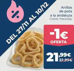 La Sirena Anillas de pota a la andaluza oferta