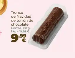 La Sirena Tronco de Navidad de turrón de chocolate oferta