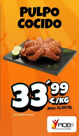 AhorraMas Pulpo cocido oferta