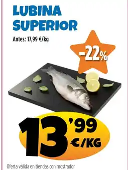 AhorraMas Lubina superior oferta