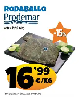 AhorraMas Rodaballo prodemar oferta