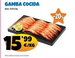 AhorraMas Gamba cocida oferta