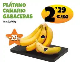 AhorraMas Plátano canario gabaceras oferta