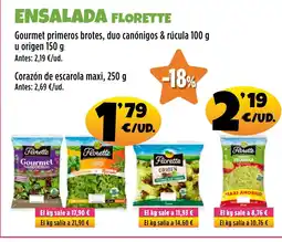 AhorraMas FLORETTE Ensalada oferta