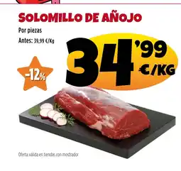AhorraMas Solomillo de añojo oferta